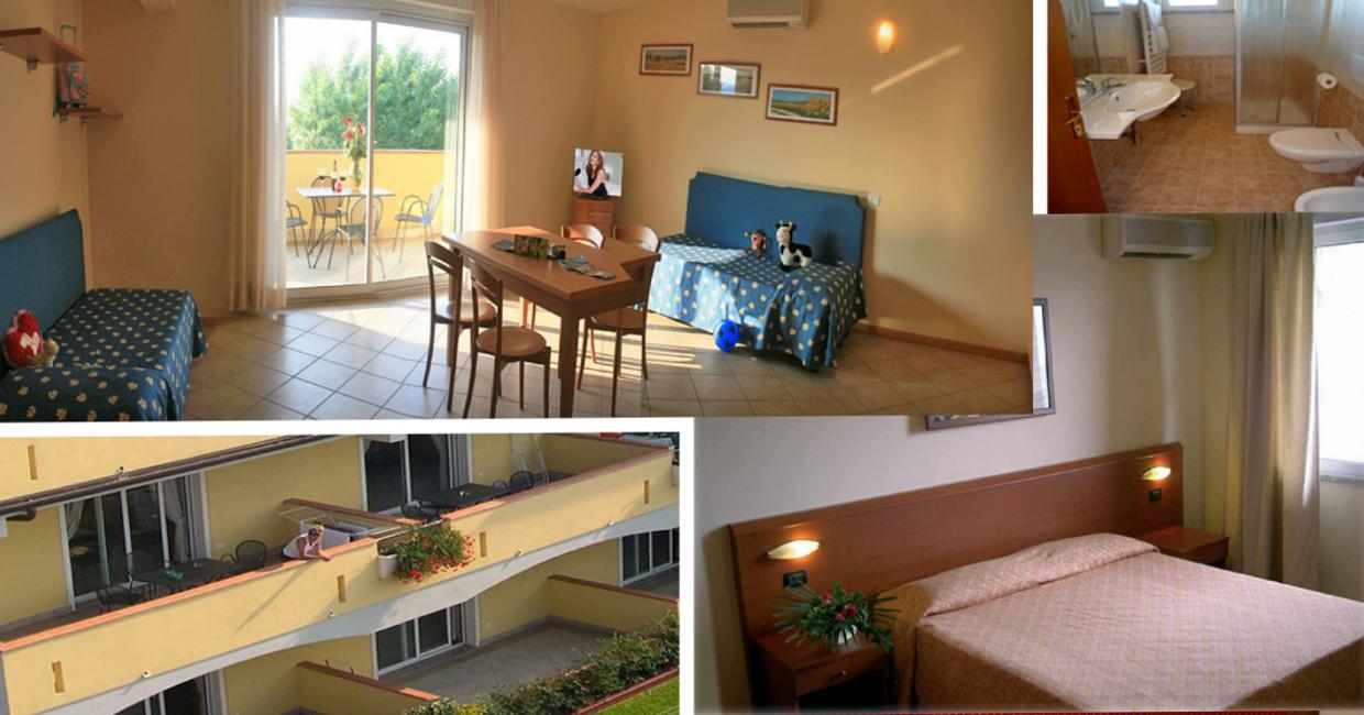 Grote vakantie Appartement in Manerba am Garda Meer